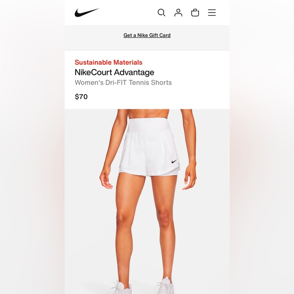 NWT Nike Womens Active Shorts - Small